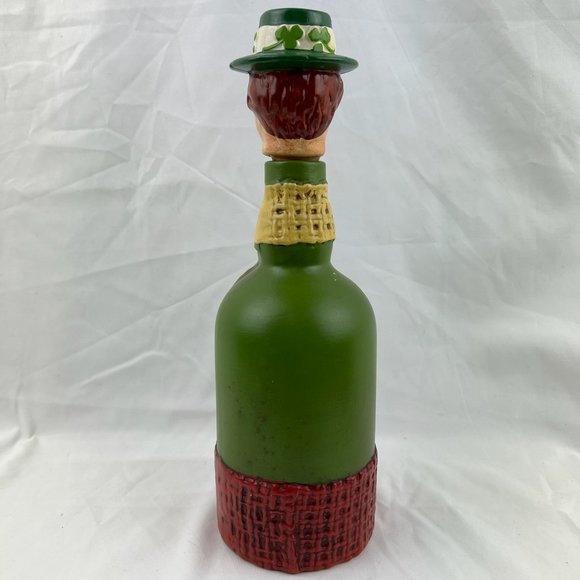 Vintage Ceramic Irish Man in Tweed Wine Liquor Decanter with Carved Stopper - Picture 6 of 13